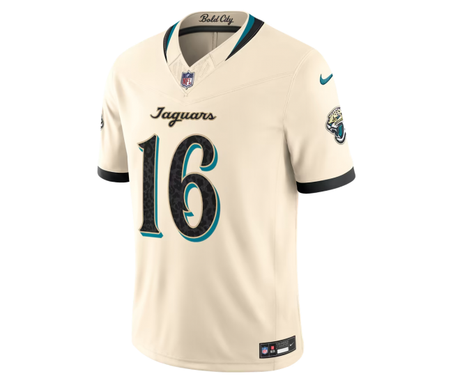 Trevor Lawrence Jacksonville Jaguars Nike 2026 Rivalries Collection Stitched Limited Jersey Natural