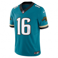 Trevor Lawrence Jacksonville Jaguars Nike Prowler Throwback Vapor F.U.S.E. Limited Jersey Teal