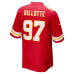 Ashton Gillotte Kansas City Chiefs Nike Team Game Jersey Red