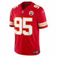Chris Jones Kansas City Chiefs Nike Team Vapor F.U.S.E. Stitched Limited Jersey Red