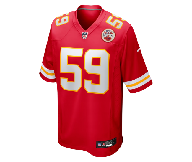 Cooper McDonald Kansas City Chiefs Nike Team Game Jersey Red