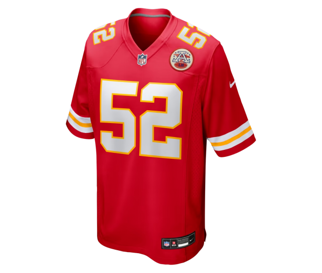 Creed Humphrey Kansas City Chiefs Nike Game Jersey Red