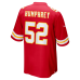 Creed Humphrey Kansas City Chiefs Nike Game Jersey Red