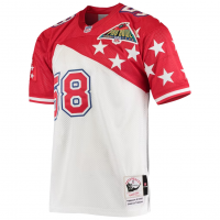 Derrick Thomas AFC Mitchell & Ness 1995 Pro Bowl Authentic Jersey White Red
