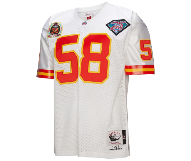 Derrick Thomas Kansas City Chiefs 1994 Mitchell & Ness Authentic Throwback Retired Player Jersey White