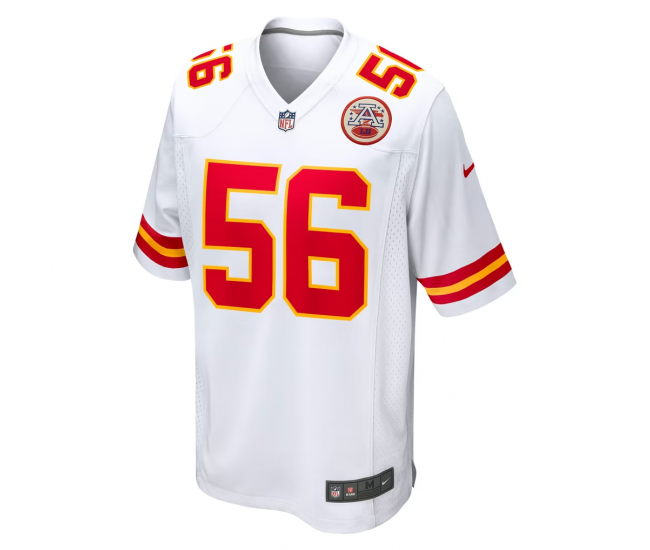 George Karlaftis Kansas City Chiefs Nike Away Game Player Jersey White