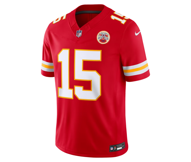 Patrick Mahomes Kansas City Chiefs Nike Team Vapor F.U.S.E. Stitched Limited Jersey Red