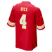 Rashee Rice Kansas City Chiefs Nike Game Jersey Red