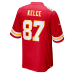 Travis Kelce Kansas City Chiefs Nike Game Jersey Red