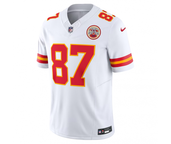 Travis Kelce Kansas City Chiefs Nike Vapor F.U.S.E. Limited Jersey White