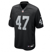 Alex Ward Las Vegas Raiders Nike Team Game Jersey Black