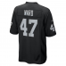 Alex Ward Las Vegas Raiders Nike Team Game Jersey Black
