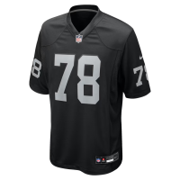 Art Shell Las Vegas Raiders Nike Game Retired Player Jersey Black