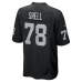 Art Shell Las Vegas Raiders Nike Game Retired Player Jersey Black