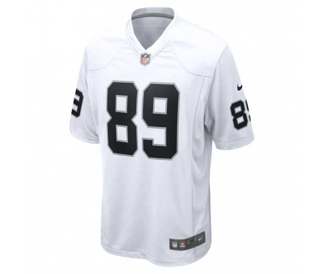 Brock Bowers Las Vegas Raiders Nike Game Jersey White