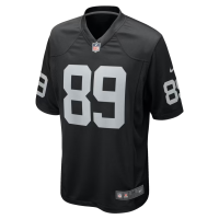Brock Bowers Las Vegas Raiders Nike Player Game Jersey Black