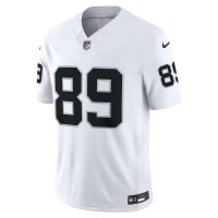 Brock Bowers Las Vegas Raiders Nike Vapor F.U.S.E. Stitched Limited Jersey White