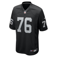 Caleb Rogers Las Vegas Raiders Nike Team Game Jersey Black