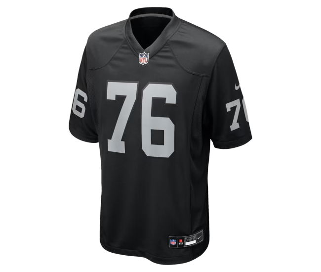 Caleb Rogers Las Vegas Raiders Nike Team Game Jersey Black