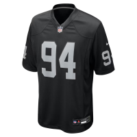 Christian Wilkins Las Vegas Raiders Nike Team Game Jersey Black