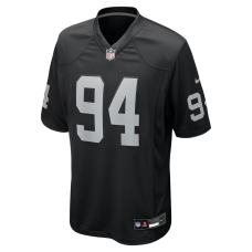 Christian Wilkins Las Vegas Raiders Nike Team Game Jersey Black Christian Wilkins Las Vegas Raiders Nike Team Game Jersey Black