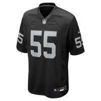 Cody Lindenberg Las Vegas Raiders Nike Team Game Jersey Black