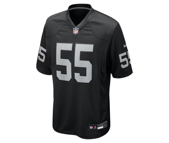 Cody Lindenberg Las Vegas Raiders Nike Team Game Jersey Black