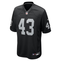 Dalton Johnson Las Vegas Raiders Nike Team Game Jersey Black