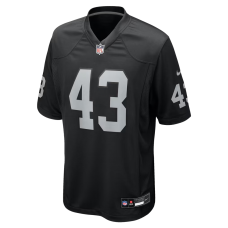 Dalton Johnson Las Vegas Raiders Nike Team Game Jersey Black Dalton Johnson Las Vegas Raiders Nike Team Game Jersey Black