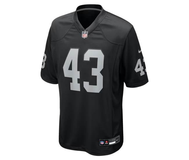 Dalton Johnson Las Vegas Raiders Nike Team Game Jersey Black