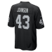 Dalton Johnson Las Vegas Raiders Nike Team Game Jersey Black