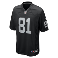 Dareke Young Las Vegas Raiders Nike Team Game Jersey Black