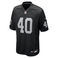 Devin Lafayette Las Vegas Raiders Nike Team Game Jersey Black