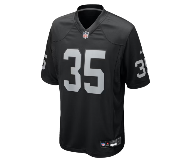 Hezekiah Masses Las Vegas Raiders Nike Team Game Jersey Black