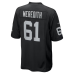 Jordan Meredith Las Vegas Raiders Nike Game Player Jersey Black
