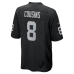 Kirk Cousins Las Vegas Raiders Nike Team Game Jersey Black