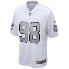 Maxx Crosby Las Vegas Raiders Nike Alternate Game Jersey White Maxx Crosby Las Vegas Raiders Nike Alternate Game Jersey White