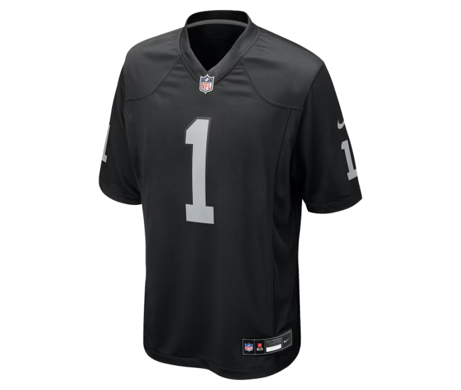 Number 1 Dad Las Vegas Raiders Nike Game Jersey Black