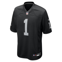 Number 1 Groom Las Vegas Raiders Nike Game Jersey Black