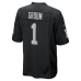 Number 1 Groom Las Vegas Raiders Nike Game Jersey Black