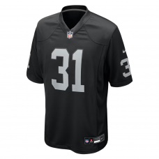 Raheem Mostert Las Vegas Raiders Nike Team Game Jersey Black Raheem Mostert Las Vegas Raiders Nike Team Game Jersey Black