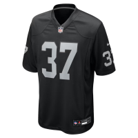 Roman Hemby Las Vegas Raiders Nike Team Game Jersey Black