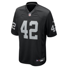Ronnie Lott Las Vegas Raiders Nike Game Retired Player Jersey Black Ronnie Lott Las Vegas Raiders Nike Game Retired Player Jersey Black