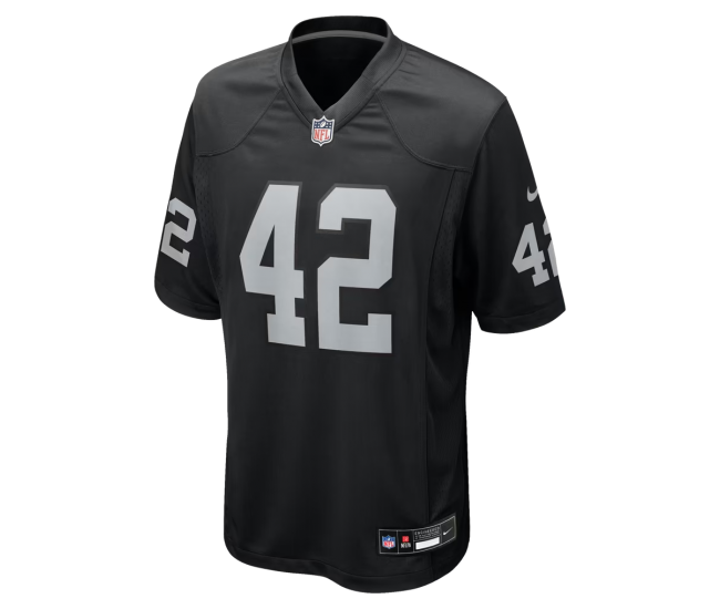 Ronnie Lott Las Vegas Raiders Nike Game Retired Player Jersey Black