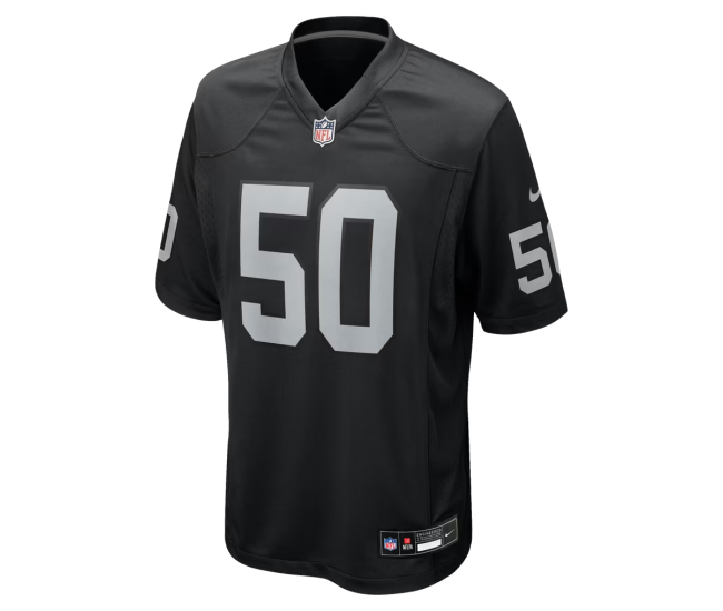 Segun Olubi Las Vegas Raiders Nike Team Game Jersey Black