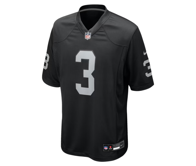 Taron Johnson Las Vegas Raiders Nike Team Game Jersey Black