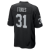 Treydan Stukes Las Vegas Raiders Nike Team Game Jersey Black