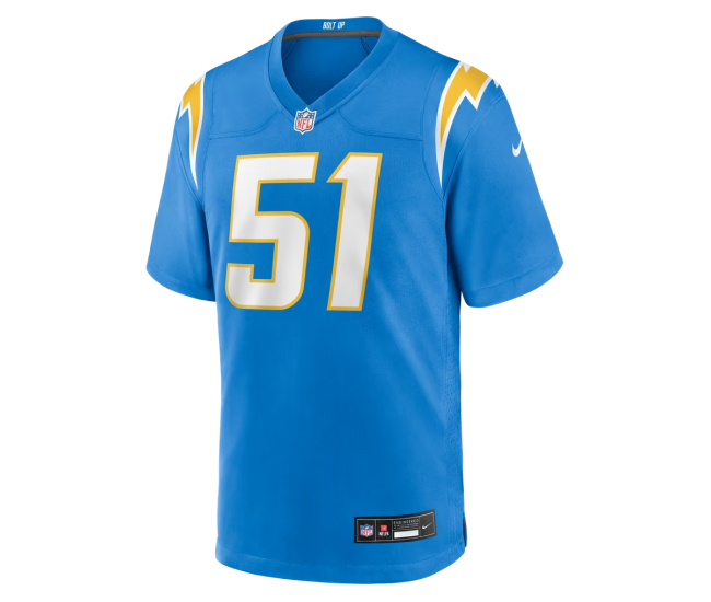 Andre Carter Los Angeles Chargers Nike Team Game Jersey Powder Blue