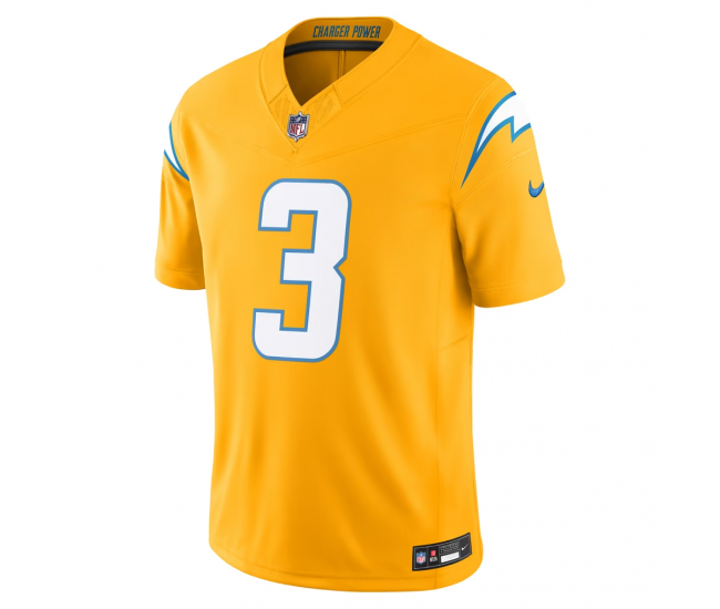 Derwin James Jr. Los Angeles Chargers Nike Alternate Charger Power Vapor F.U.S.E. Limited Jersey Gold