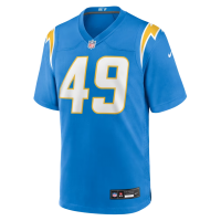 Evan Svoboda Los Angeles Chargers Nike Team Game Jersey Powder Blue